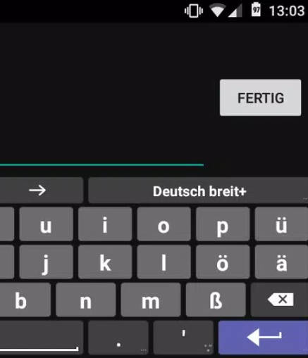 German for AnySoftKeyboard Screenshot 2