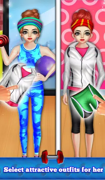 Gym Workout For Girls Game Ảnh chụp màn hình 2