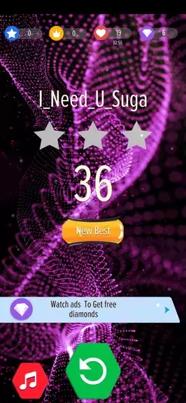 k-pop Magic Game Piano Tiles 2 螢幕截圖 1