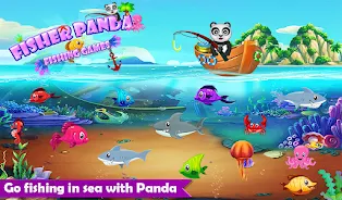 Fisher Panda - Fishing Games スクリーンショット 0