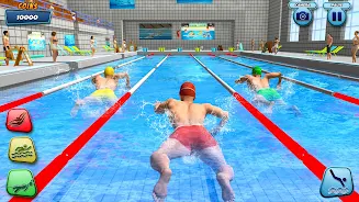 Aqua swimming pool racing 3D スクリーンショット 2