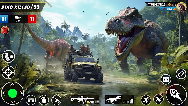 Wild Dinosaur Hunting Game 스크린샷 0