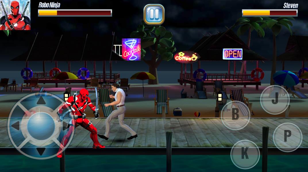 Superhero Iron Ninja Battle Screenshot 3