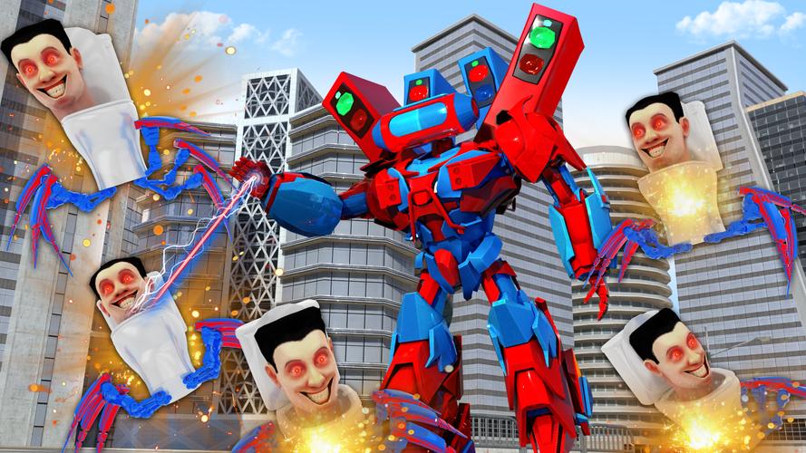 Toilet Monster Robot Games 螢幕截圖 3