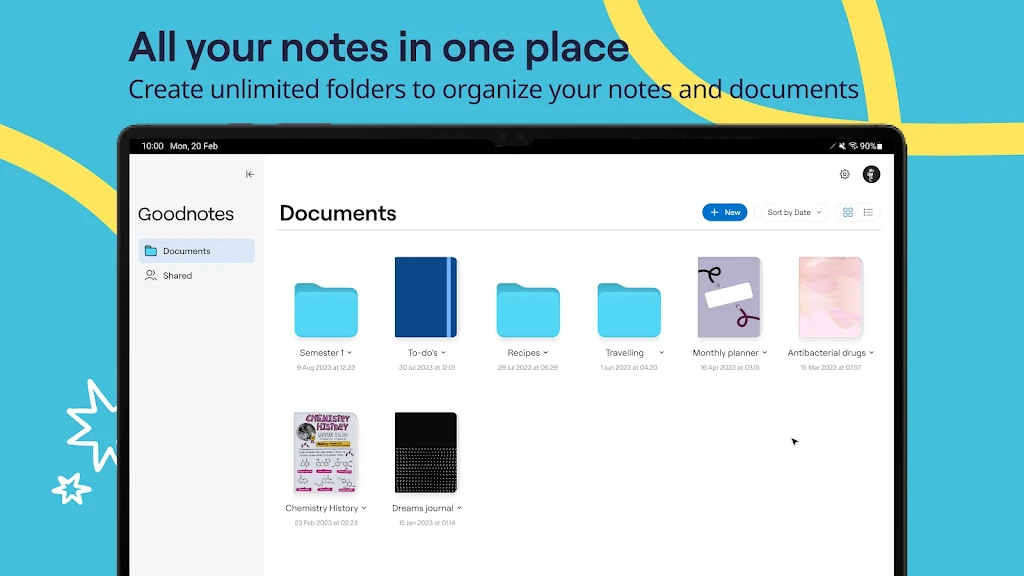 Goodnotes Schermafbeelding 1