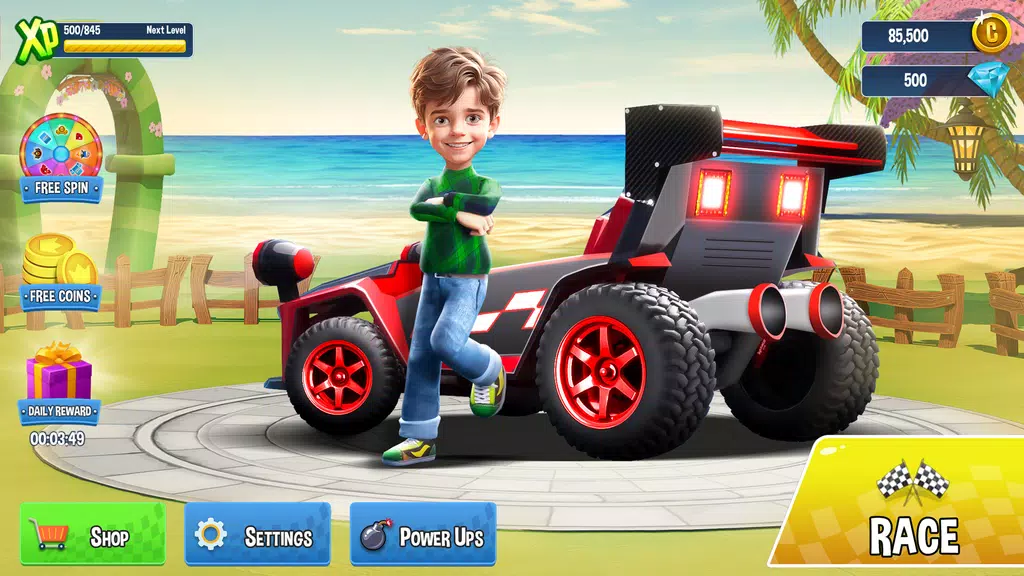 Mini Car Racing Game Legends 螢幕截圖 3