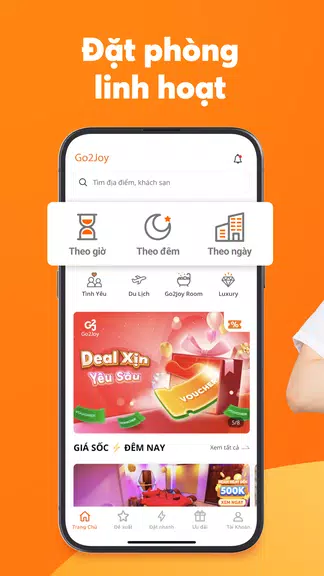 Go2Joy - Hourly Booking App Tangkapan skrin 0