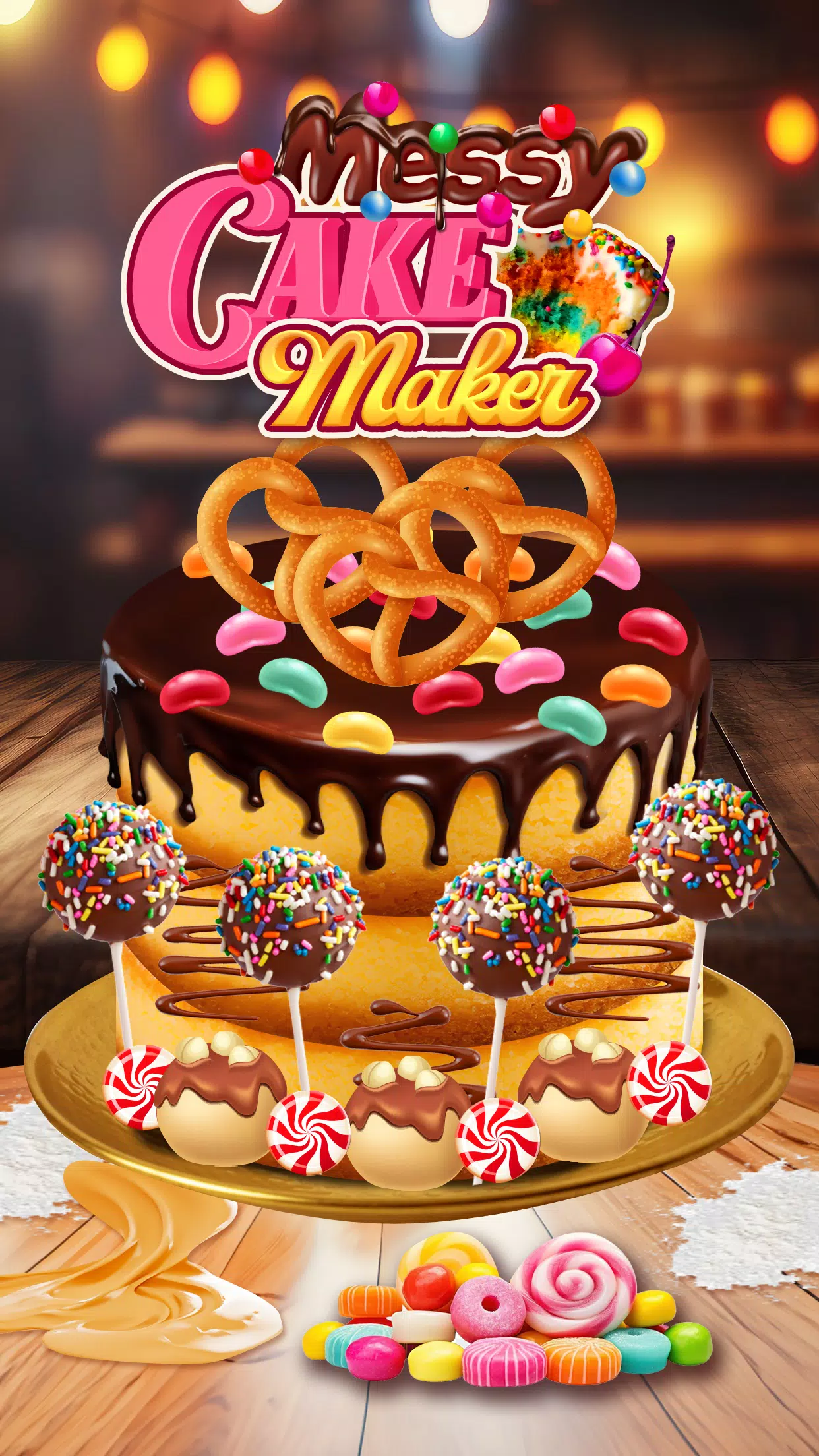 Messy Cake Maker Captura de tela 3