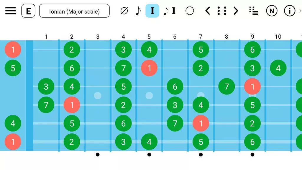 Guitar Fretboard: Scales Capture d'écran 0