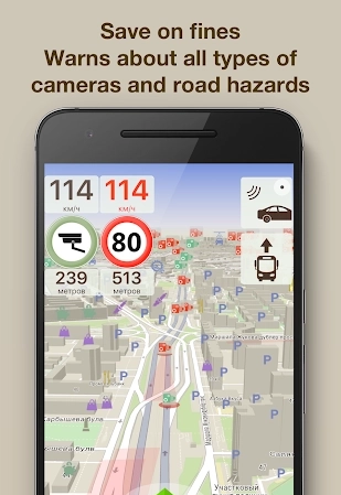 Speed Cameras & HUD Radar Detector ContraCam Captura de tela 1