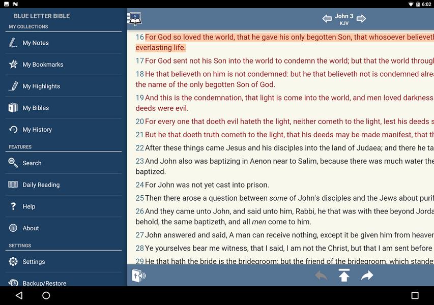 Blue Letter Bible 스크린샷 3