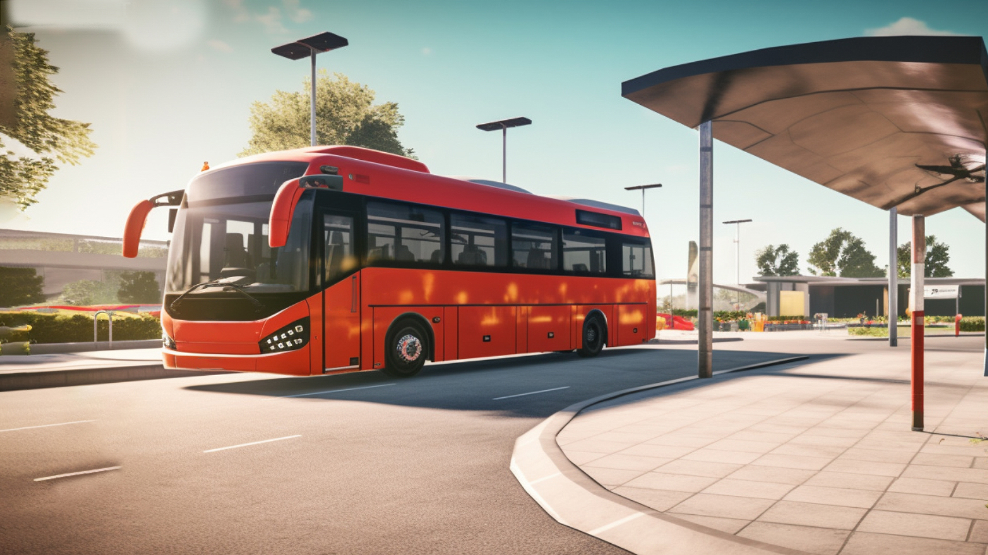 US Bus Simulator: 3D Bus Games Captura de pantalla 1