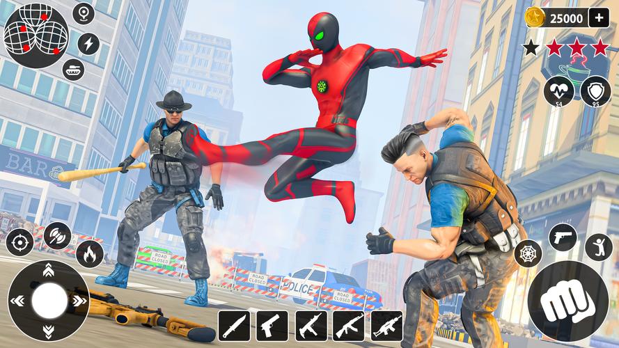 Rope Spider Hero: Spider Games ภาพหน้าจอ 3