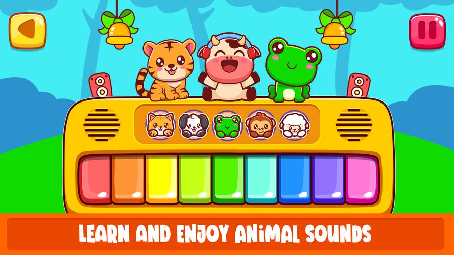 Schermata Piano Kids Toddler Music Games 1