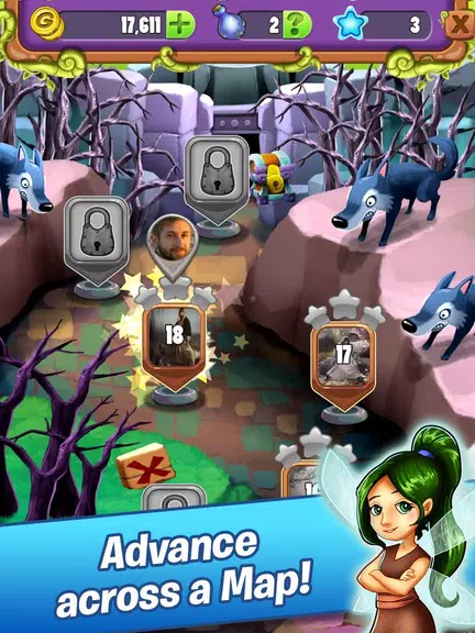 Hidden Mahjong: Wolves スクリーンショット 1