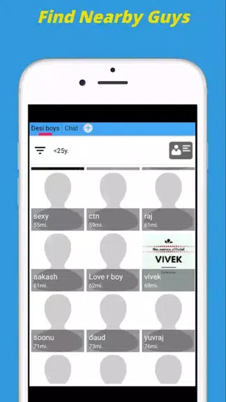 Gay Chat App & Gay Dating App Tangkapan skrin 1