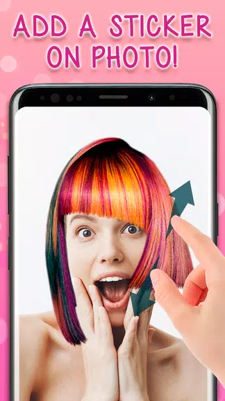 Long Hairstyles Photo Schermafbeelding 2