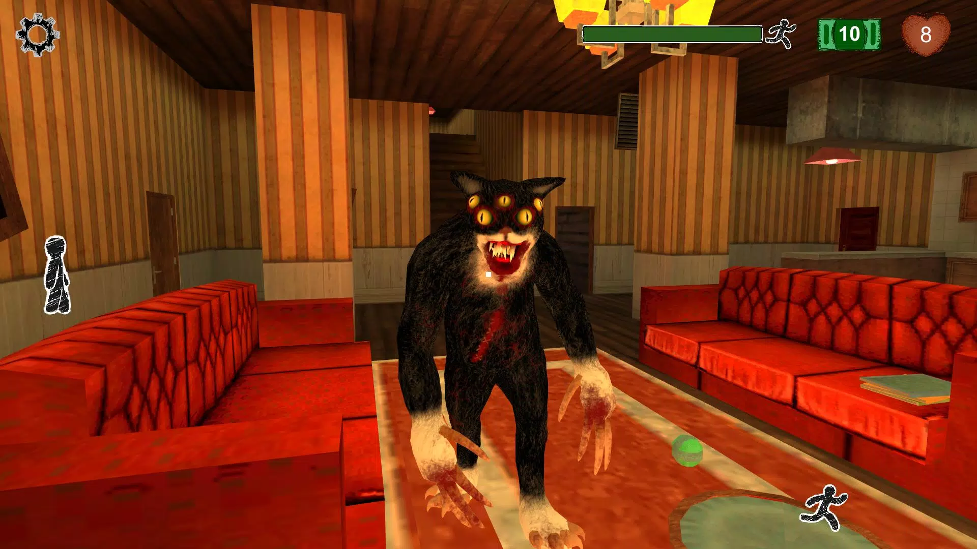 Cat Fred Evil Pet. Horror game Captura de pantalla 0