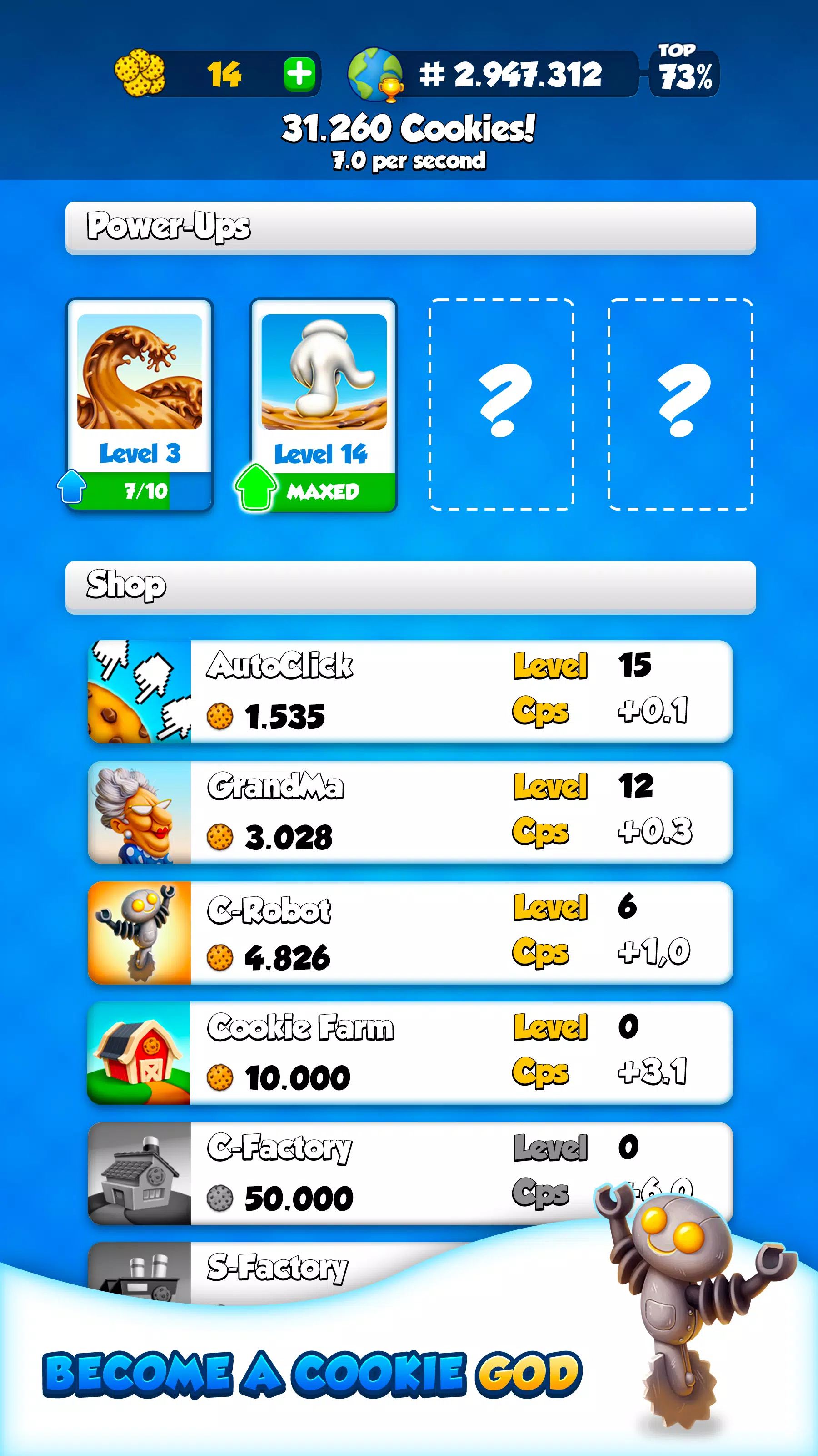 The Cookie - Idle Clicker Screenshot 2