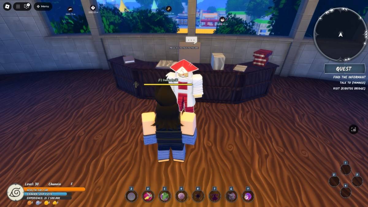 Ishikage Mission NPC Posizione in Ninja Time Roblox Experience