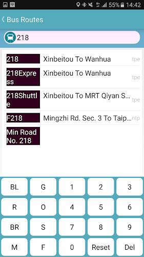 Keelung Bus Timetable 螢幕截圖 2