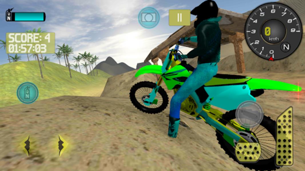 Motocross Desert Simulator 螢幕截圖 0