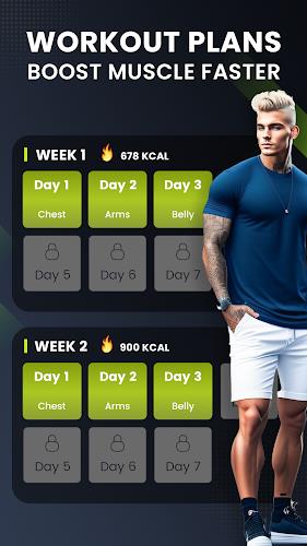 FitZay: Workout Planner Captura de tela 1