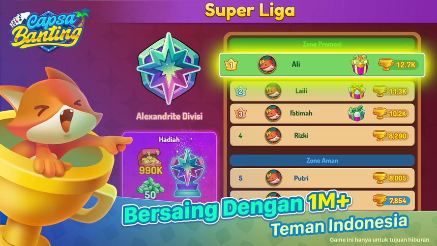 Big 2 Capsa Banting ZingPlay Captura de tela 2