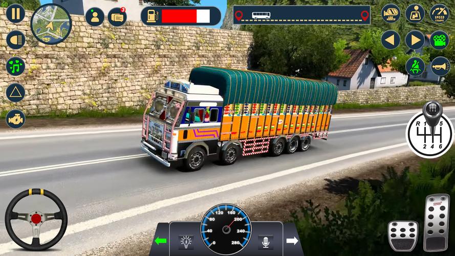 Indian Truck Drive Lorry Games Ekran Görüntüsü 1