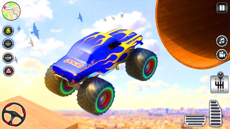 Monster Truck Simulator Games 螢幕截圖 2