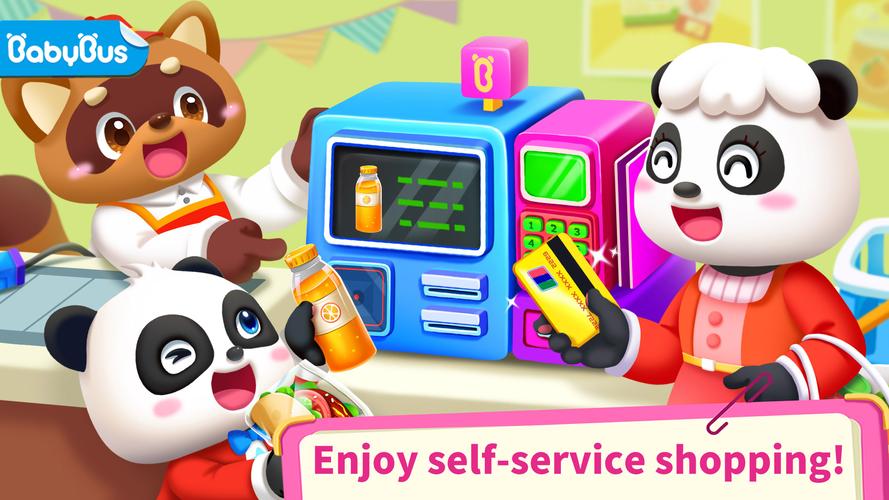 Baby Panda's Supermarket Tangkapan skrin 0