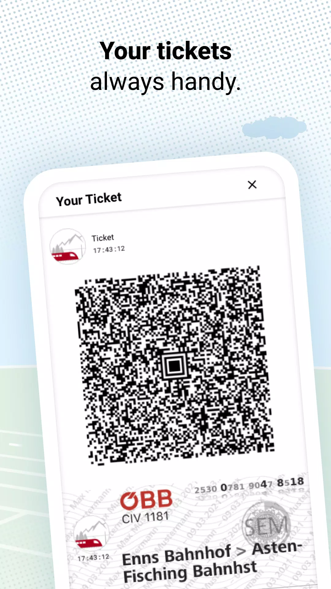 ÖBB Tickets Screenshot 1