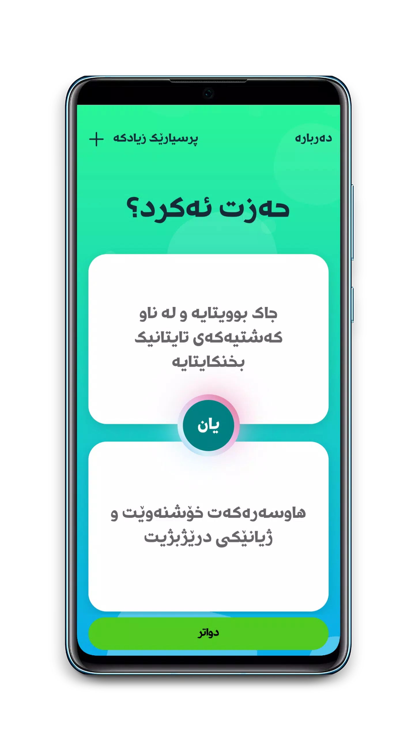 حەزت ئەکرد؟ 螢幕截圖 1