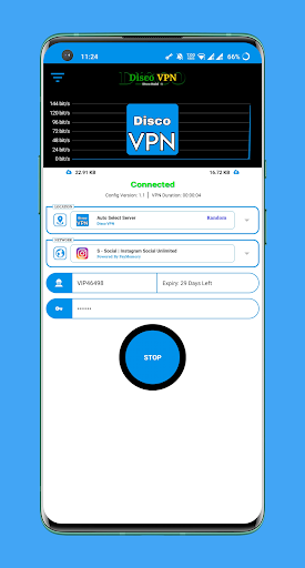 Disco VPN ဖန်သားပြင်ဓာတ်ပုံ 1