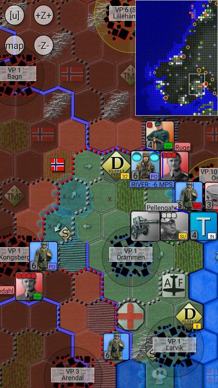 Invasion of Norway (turnlimit) Скриншот 3