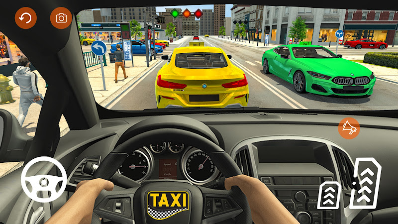 Grand Taxi simulator 3D game Tangkapan skrin 3