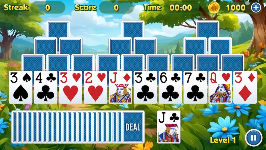 TriPeaks Solitaire Challenge Capture d'écran 0