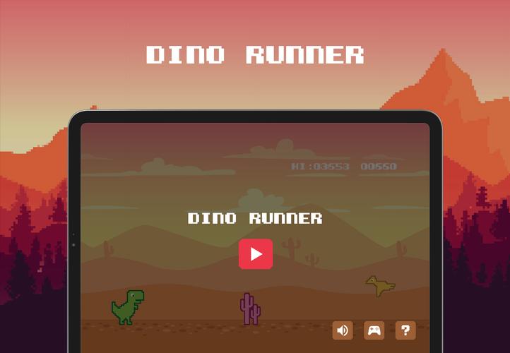 Dino - desert runner ဖန်သားပြင်ဓာတ်ပုံ 3