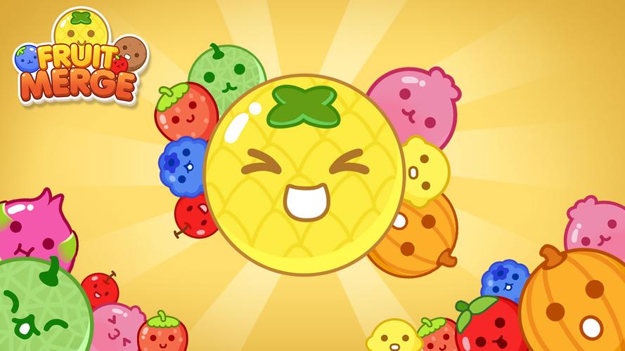 Fruit Merge - Drop merge Tangkapan skrin 1