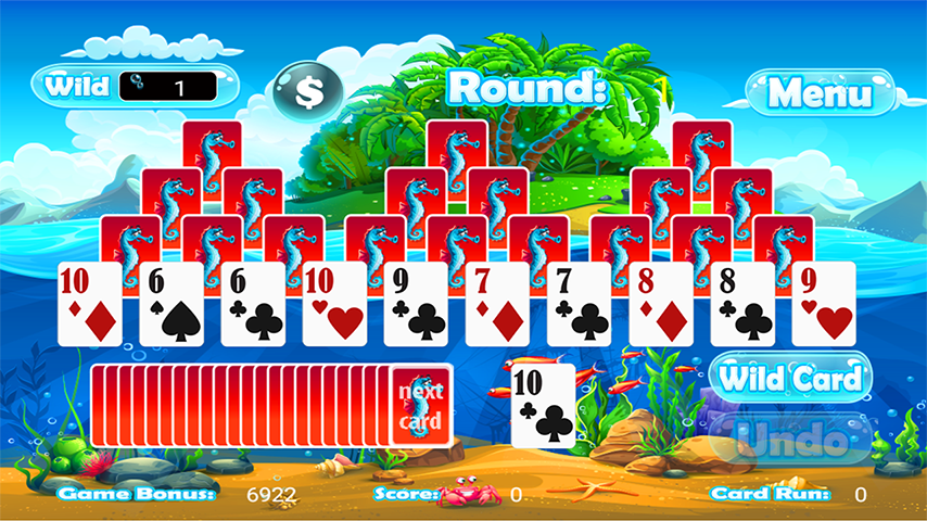 Tri Peaks Solitaire Classic स्क्रीनशॉट 1