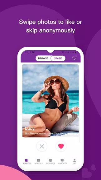 Les: Lesbian Dating & Chat App Tangkapan skrin 1