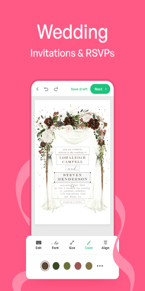 Invitation Maker Zrzut ekranu 1