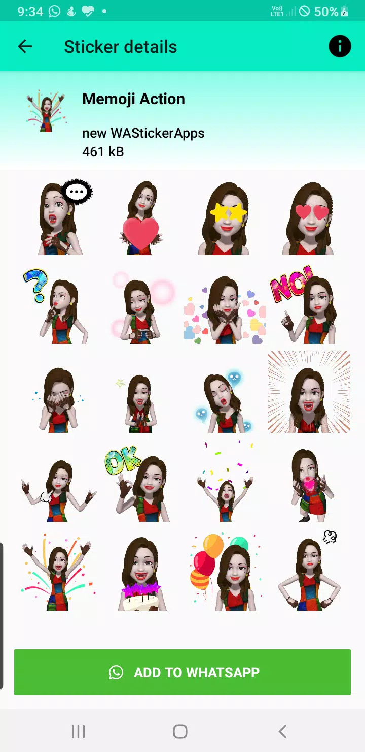 3d emoji stickers for whatsapp 스크린샷 2