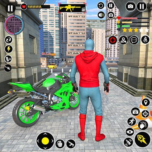 Superhero Bike Mega Ramp Games Screenshot 0