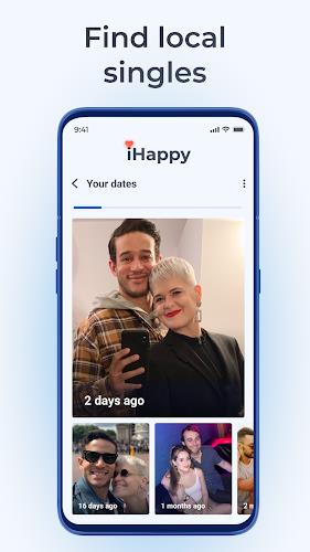 Dating with singles - iHappy Ảnh chụp màn hình 0