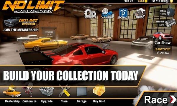 No Limit Drag Racing Mod Screenshot 0