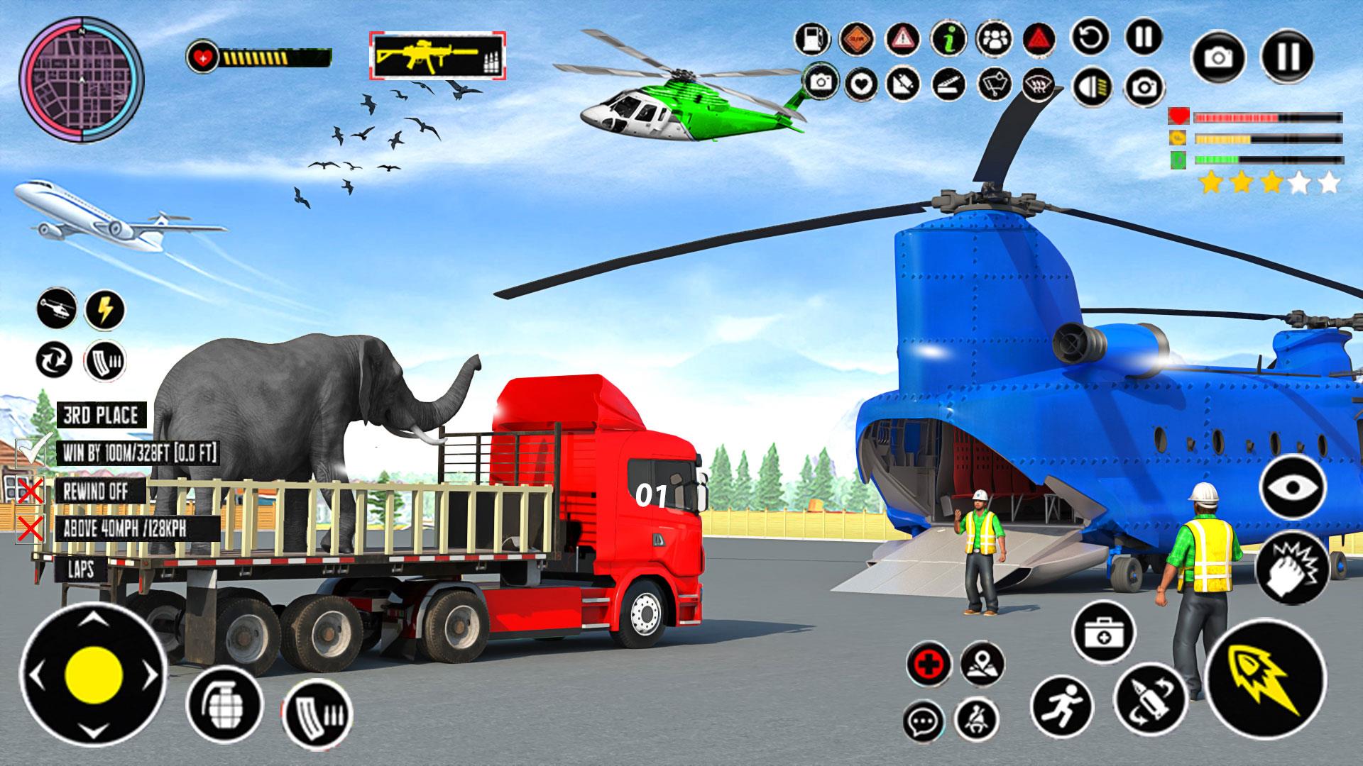 Animals Transport Truck Games Schermafbeelding 2