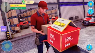 Food Delivery Boy Bike Game 3D Ảnh chụp màn hình 3