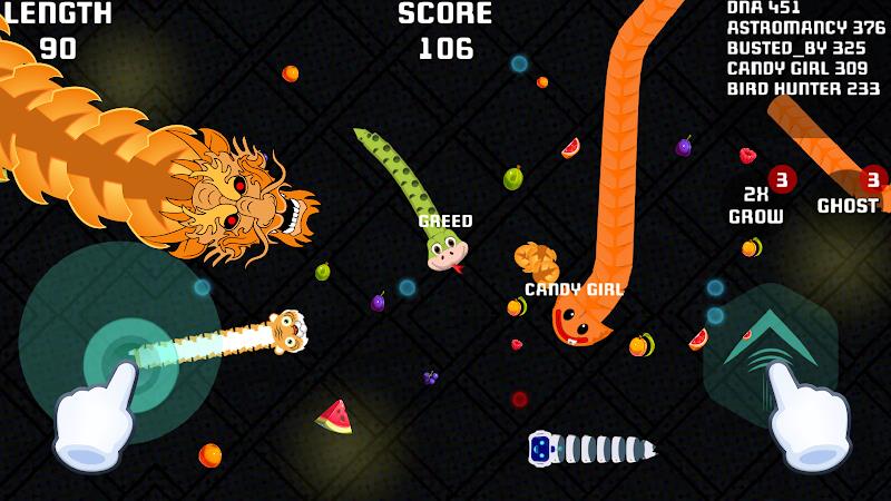 Worms io Gusanos Snake Game スクリーンショット 2