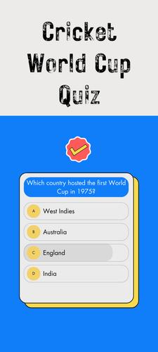 Cricket WorldCup: QuizMaster应用截图第2张